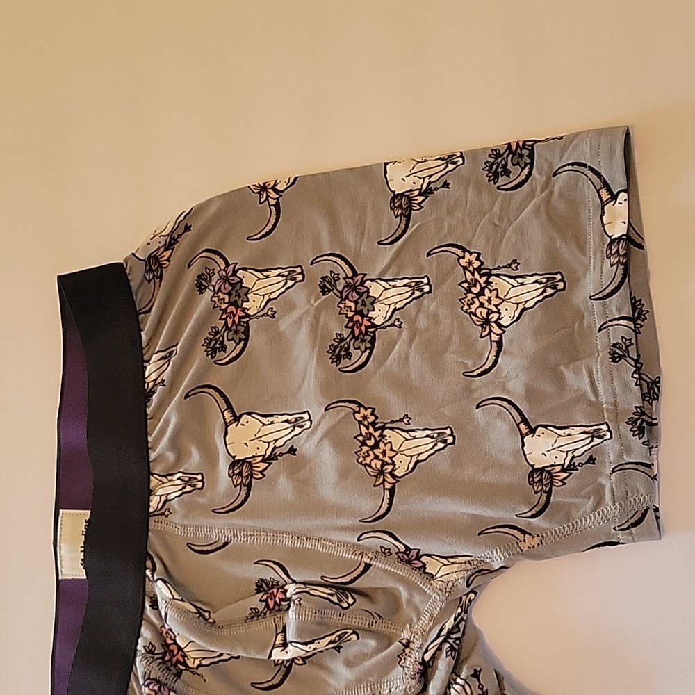 Meundies Men's Boxer Brief Underwear Bull Skull Size Medium - Picture 4 of 4